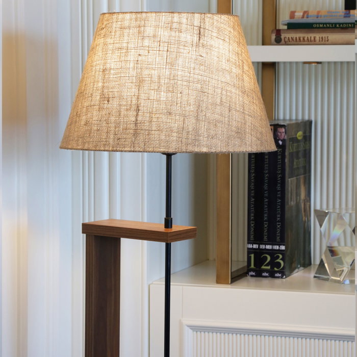 Opviq AYD-3128 Lámpara de Pie de Madera Crema Opviq AYD-3128 Lámpara de Pie de Madera Crema